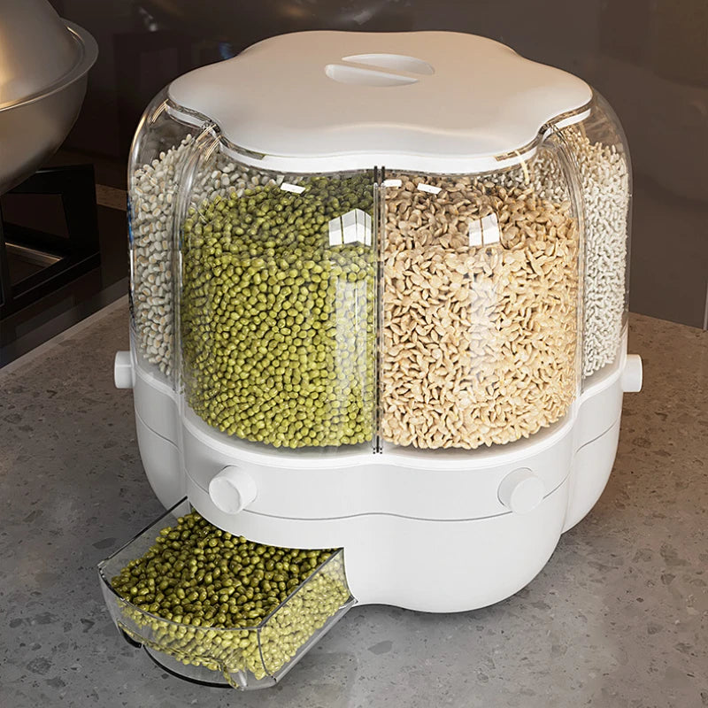 Contenedor de almacenamiento de cocina de gran tamaño para almacenar alimentos