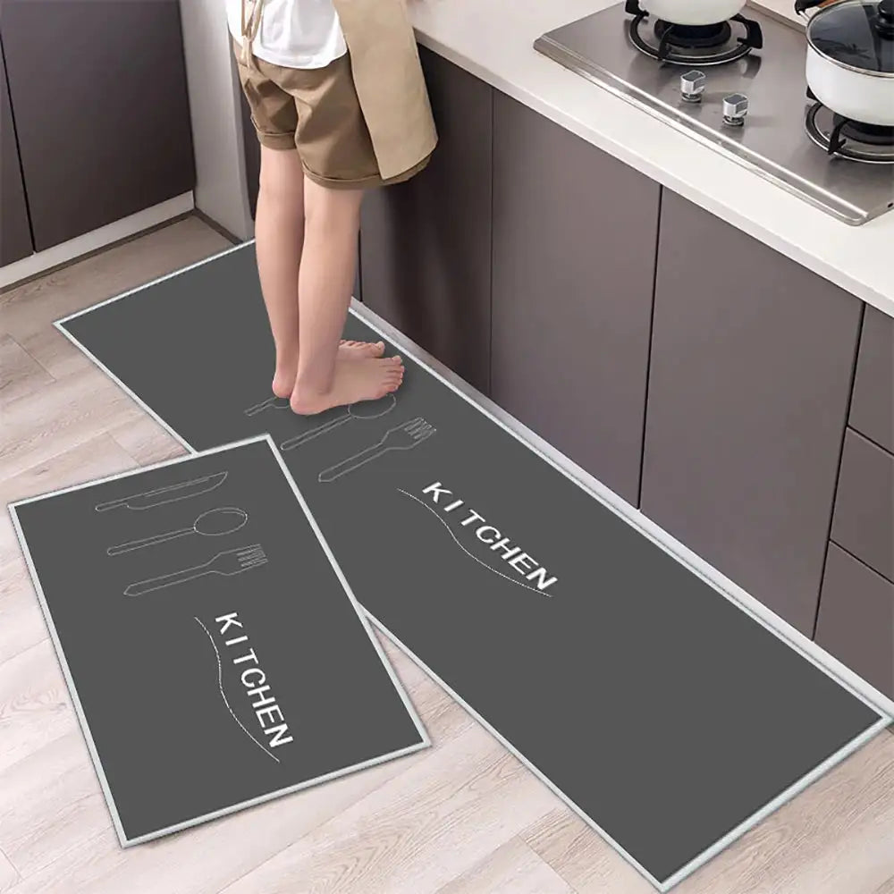 Alfombrilla de cocina moderna antideslizante
