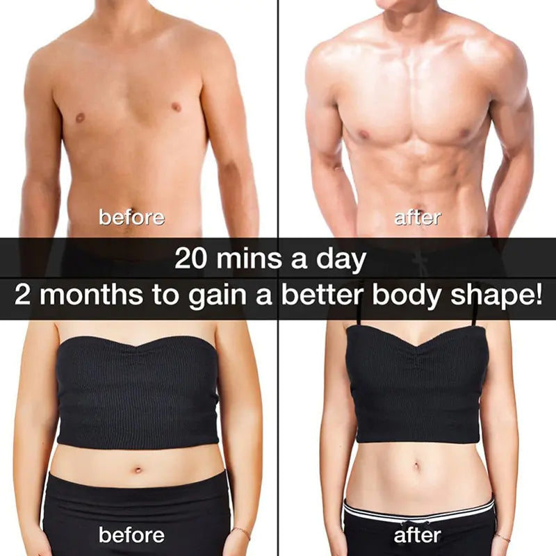 Estimulador muscular eléctrico, masajeador de fitness