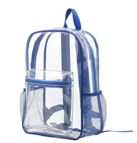 Mochila impermeable de PVC con vista transparente