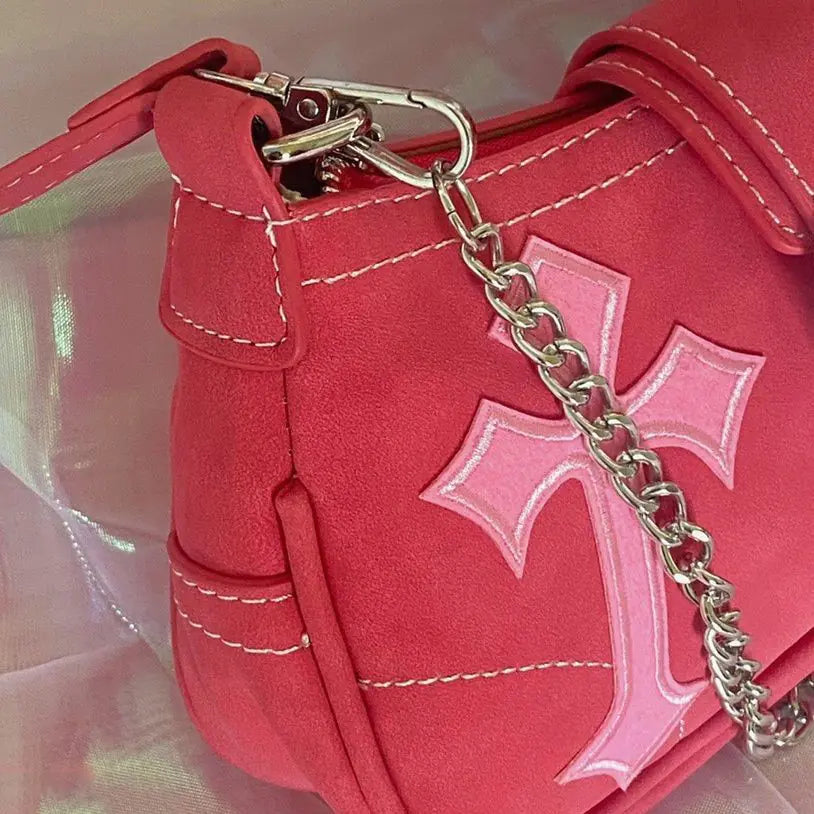 Bolso de hombro estilo punk rock