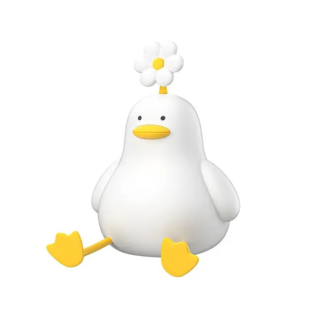 Luz de noche LED con forma de pato de dibujos animados