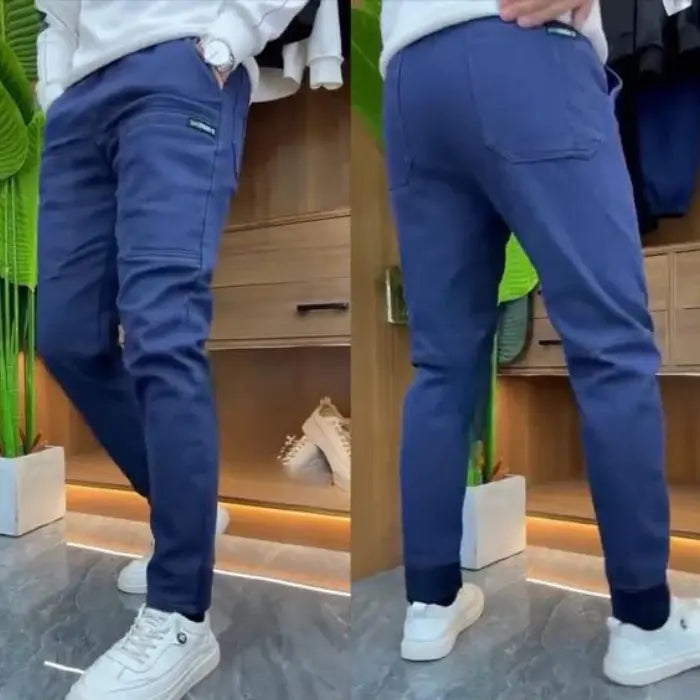 Pantalones cargo elásticos