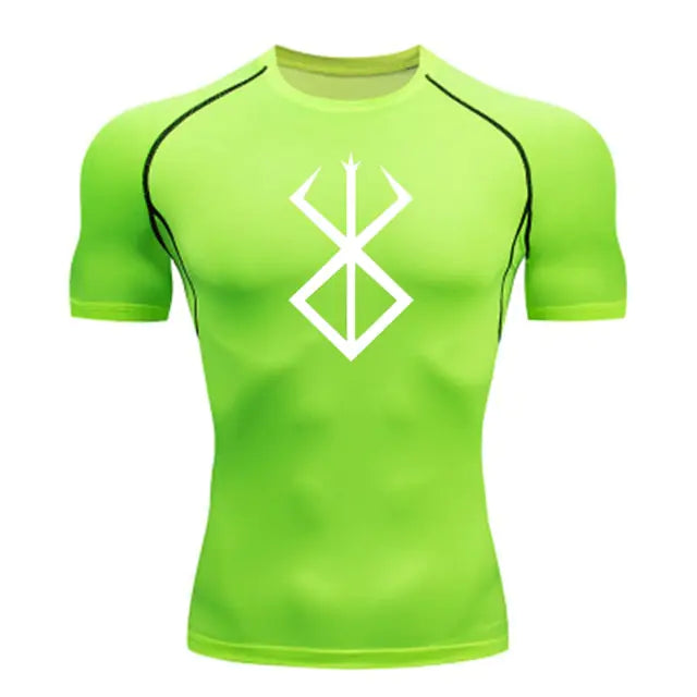 Camiseta de compresión para correr en verano