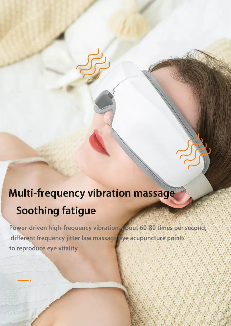 Masajeador de ojos con vibración y airbag inteligente 4D