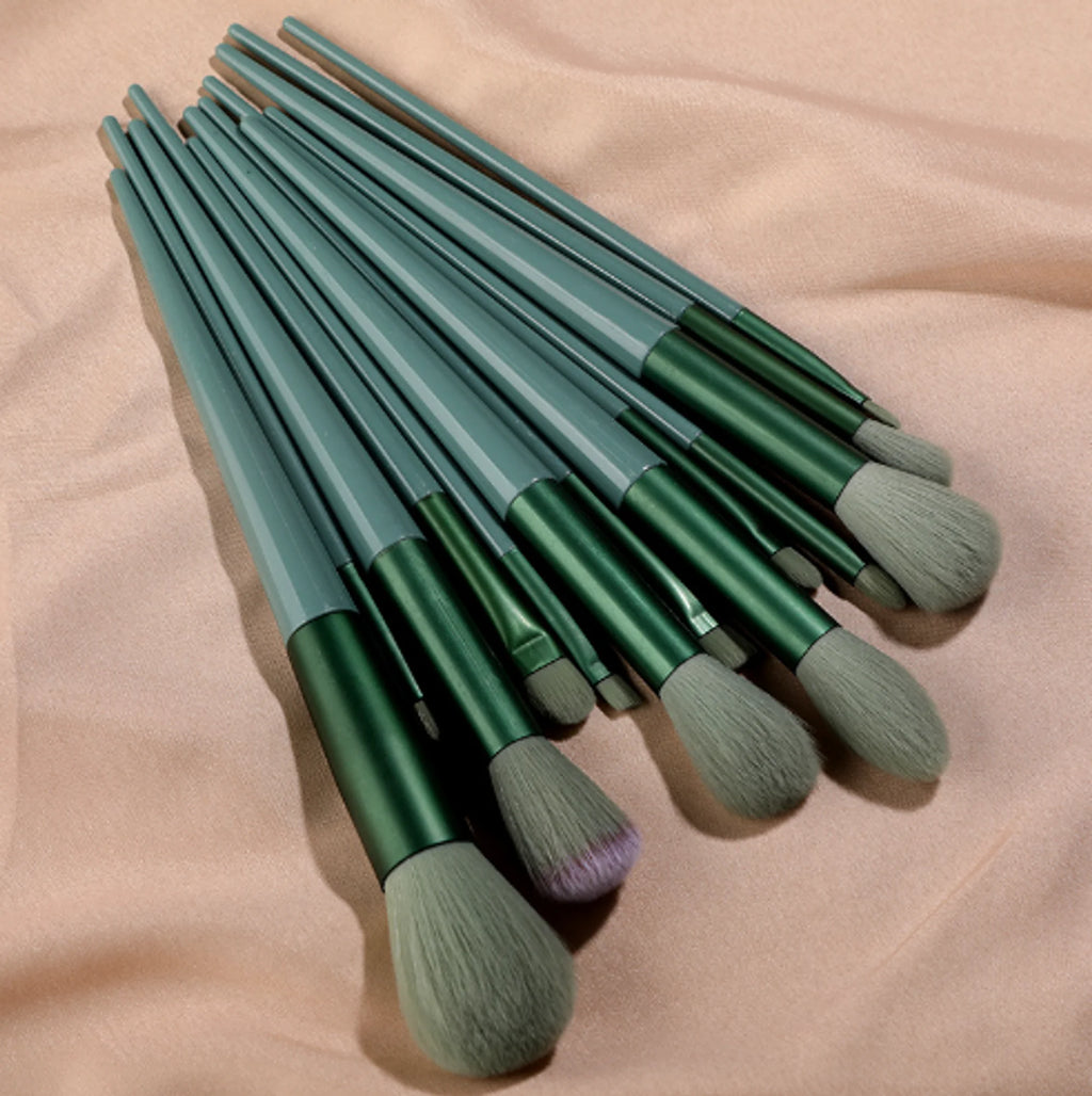 Juego de 13 brochas de maquillaje, brocha correctora