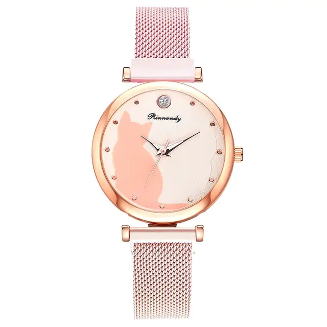 Conjunto de reloj de moda para mujer