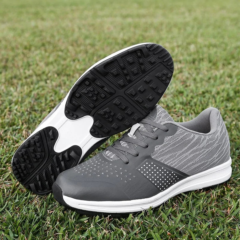 Nuevos zapatos de golf impermeables para hombres, zapatillas de entrenamiento