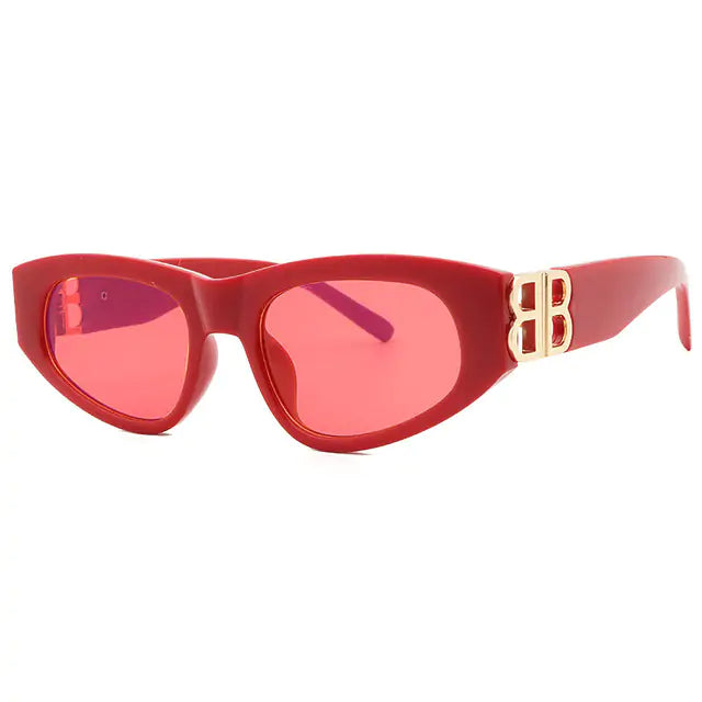 Gafas retro con lentes de color negro
