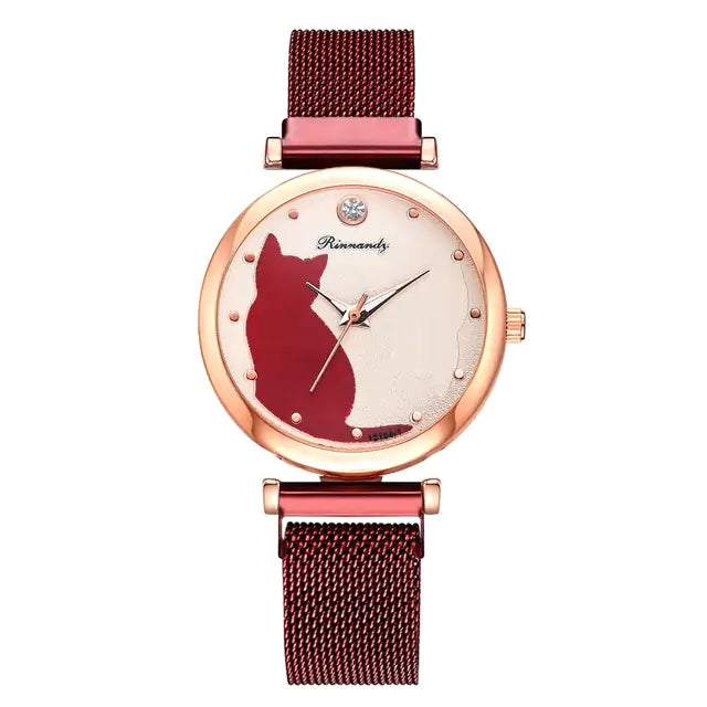 Conjunto de reloj de moda para mujer