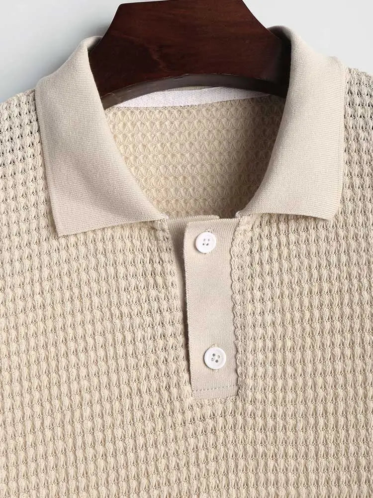 Polo de punto de manga corta