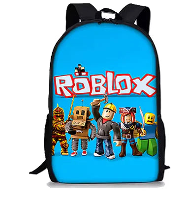 Mochila de Roblox con dibujos animados en 3D para niños