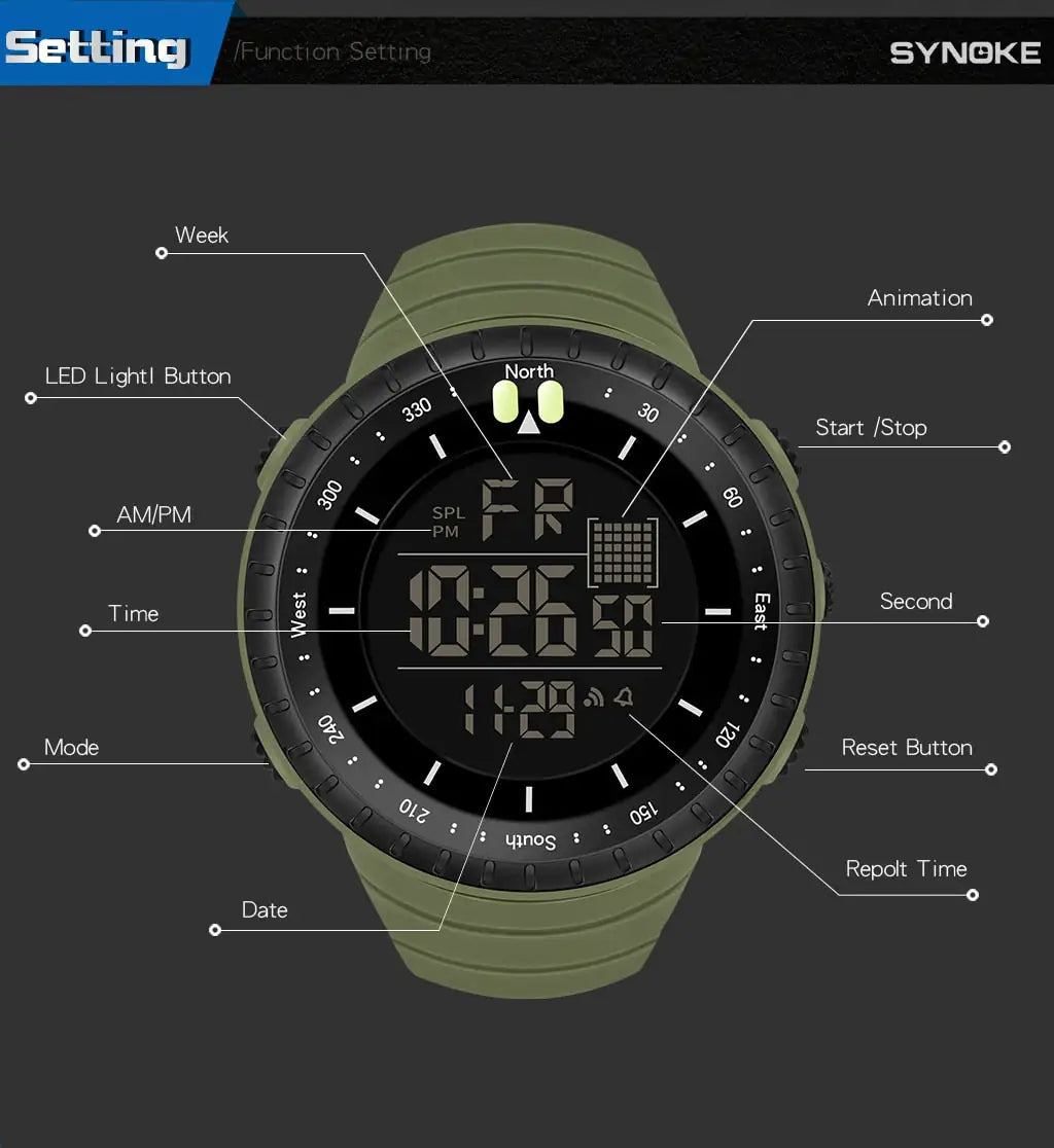Reloj inteligente resistente al agua