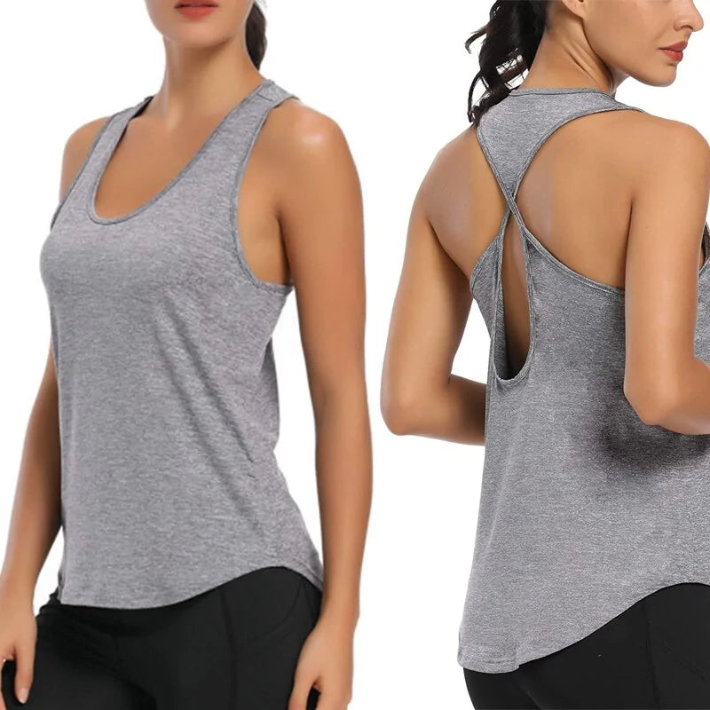 Camisetas de yoga y fitness para correr
