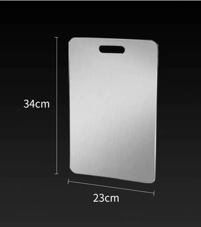 Tabla de cortar de acero inoxidable antimoho para verduras y carne