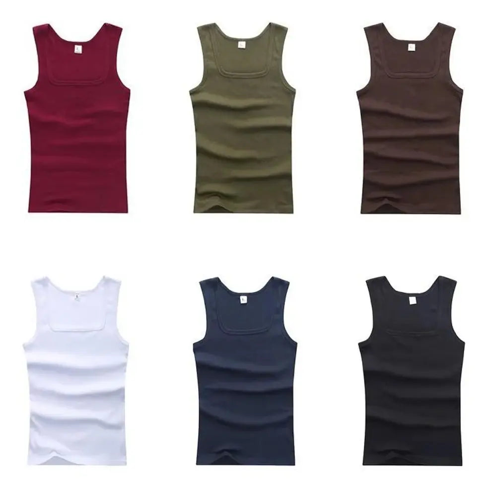 Camisetas sin mangas elegantes de talla grande para hombre