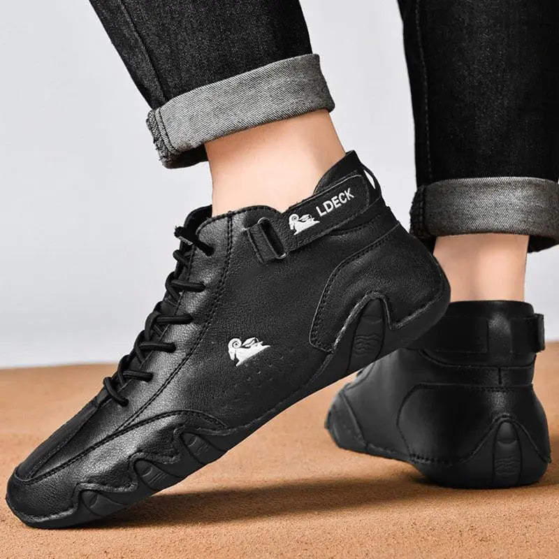 Zapatos de gamuza italianos para una postura saludable