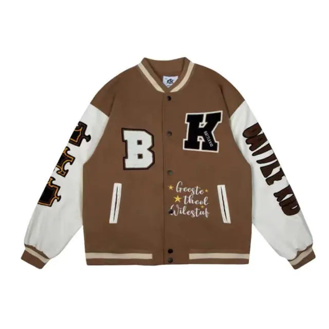 Chaqueta estilo hip hop retro Y2K