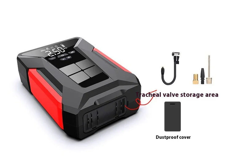 Banco de energía de emergencia para automóvil de 12 V y arrancador inflable todo en uno