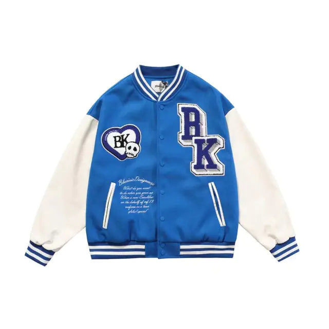 Chaqueta estilo hip hop retro Y2K
