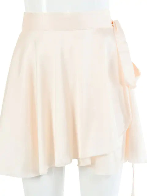 Conjunto de vestido informal de satén de dos piezas