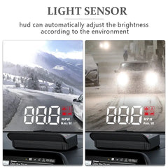 Car Digital Speedometer With Windshield Projector