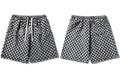 Pantalones cortos a cuadros para hombre