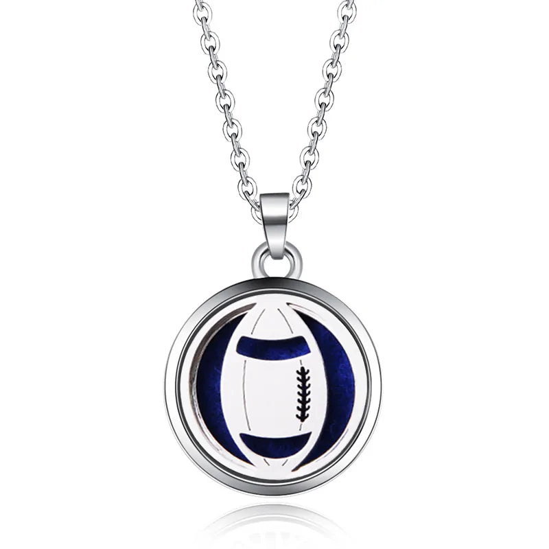 Collar con colgante de aromaterapia y difusor de aceites esenciales