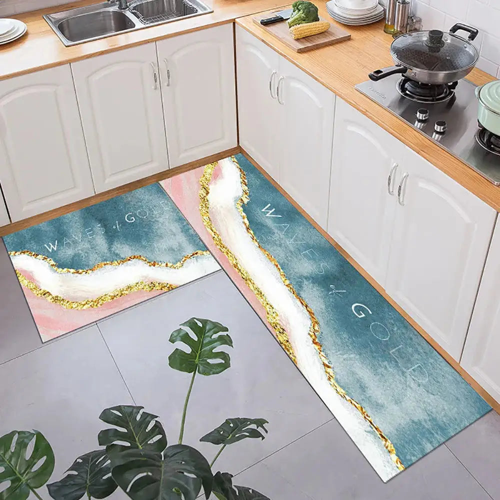 Alfombrilla de cocina moderna antideslizante