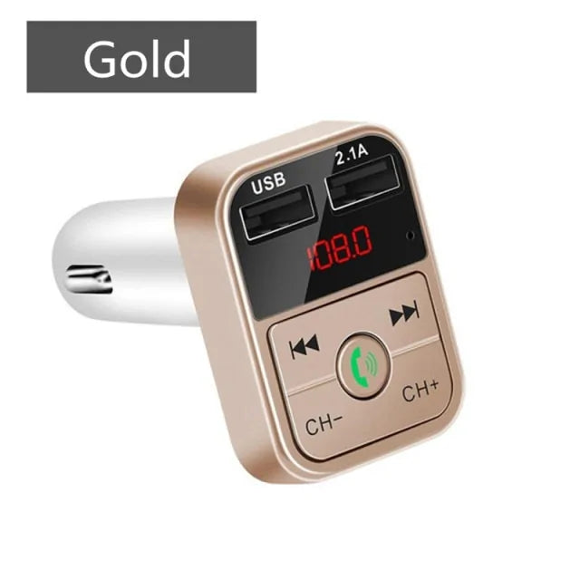 Adaptador inalámbrico para transmisor FM Bluetooth 5.0 para coche