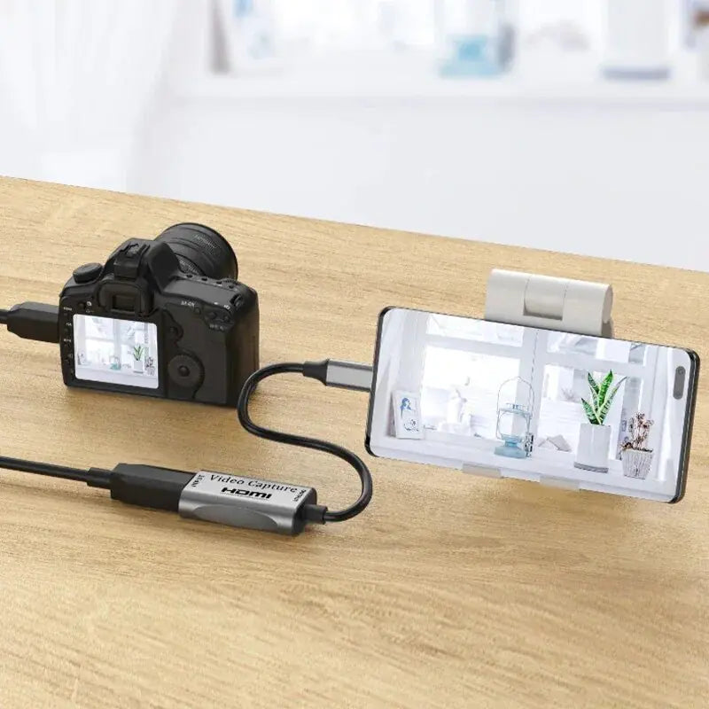 Adaptador HDMI para monitor de cámara y videocámara