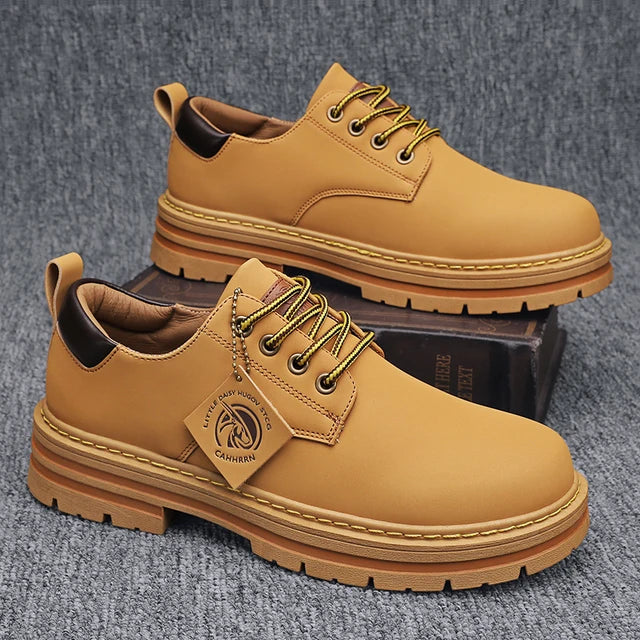 Botas de hombre CYYTL, zapatos de invierno de cuero