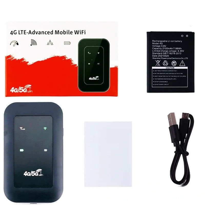 Tarjeta inalámbrica portátil 4G/5G Tarjeta de red móvil Wifi150M portátil Router All-Netcom