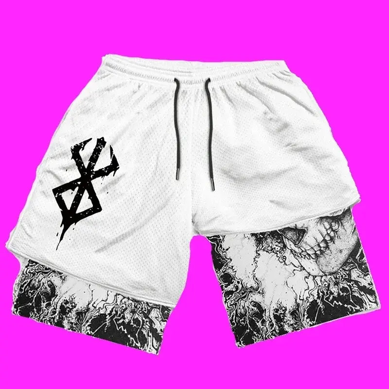 Pantalones cortos 2 en 1 de Anime Gym
