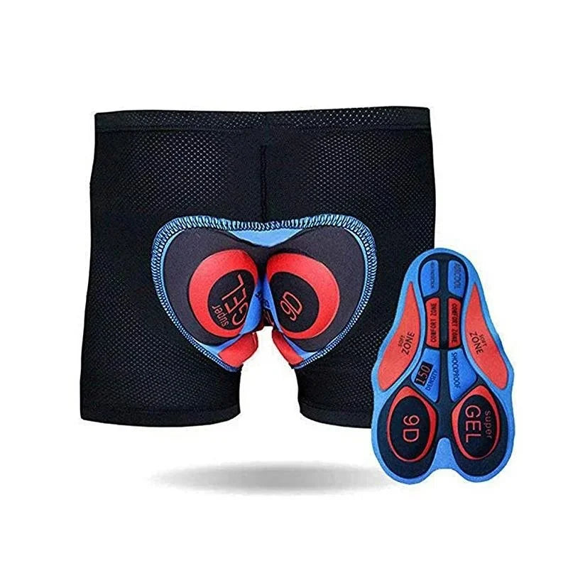 Pantalones cortos de ciclismo acolchados Ropa interior para bicicleta Pantalones cortos