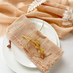 Pink Gauze Cotton Napkin