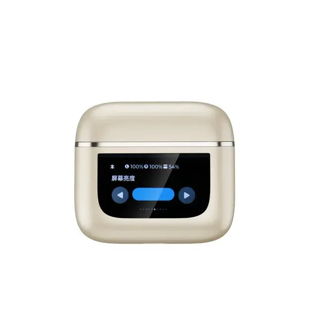 Auriculares inalámbricos con cancelación activa de ruido y pantalla táctil LED