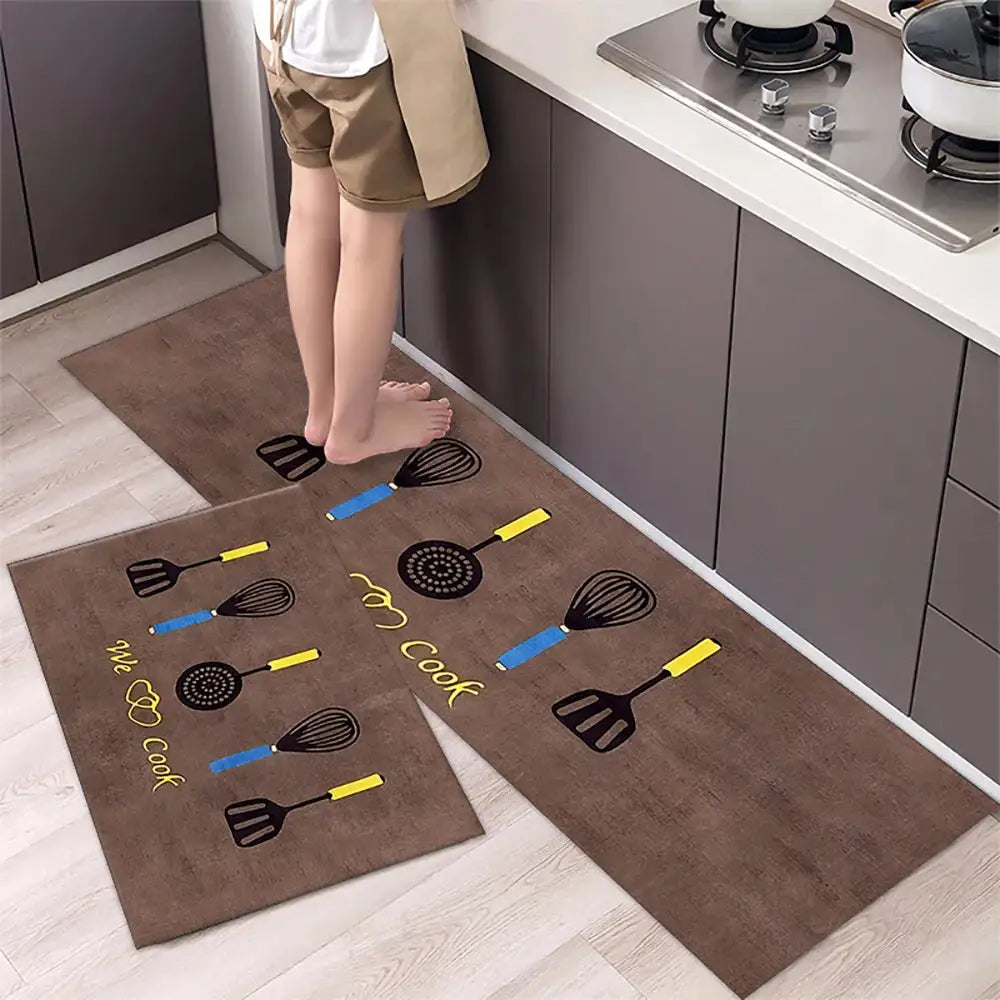 Alfombrilla de cocina moderna antideslizante