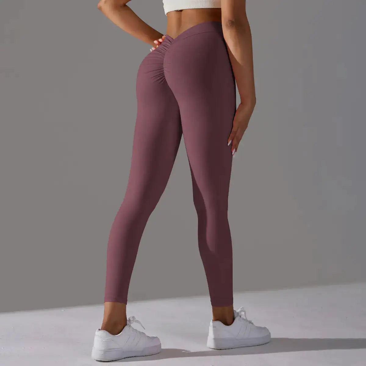 Leggings moldeadores con espalda en V