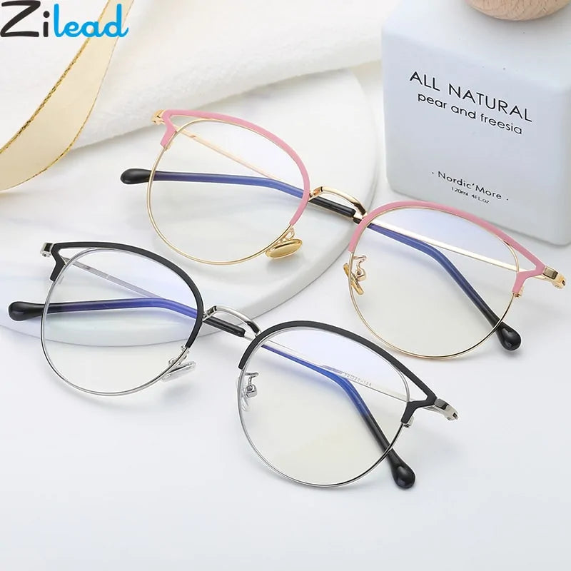 Gafas redondas anti luz azul