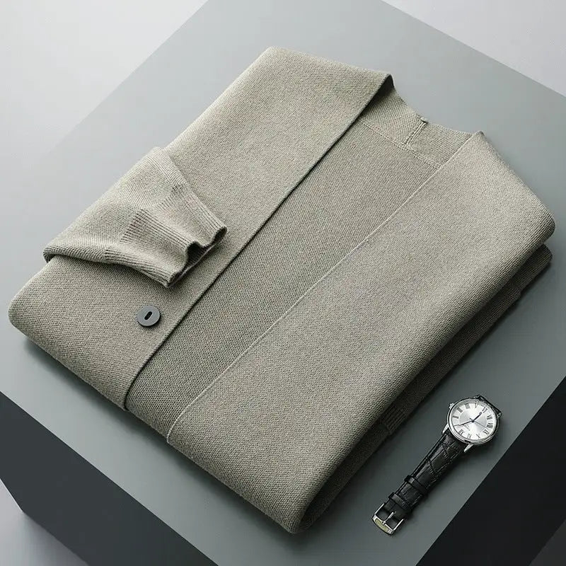 Cárdigan de lana merino Heritage Elegance