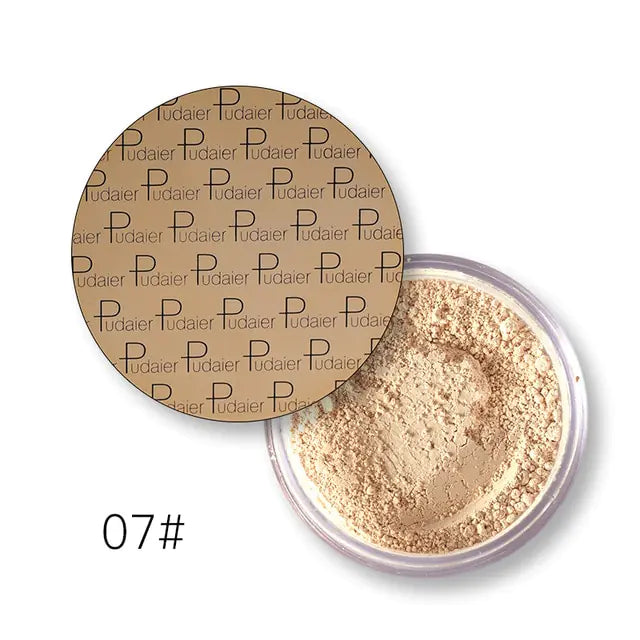 Polvos sueltos fijadores de maquillaje mineral mate