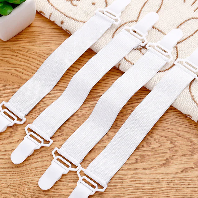 Pinzas de sujeción para sábanas elásticas
