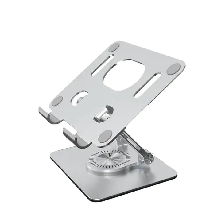 Soporte para computadora portátil giratorio de 360°: soporte para computadora portátil y plegable para todas las MacBook/computadoras portátiles