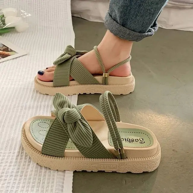 Zapatillas de verano para dama con estilo de hadas y nuevo estilo