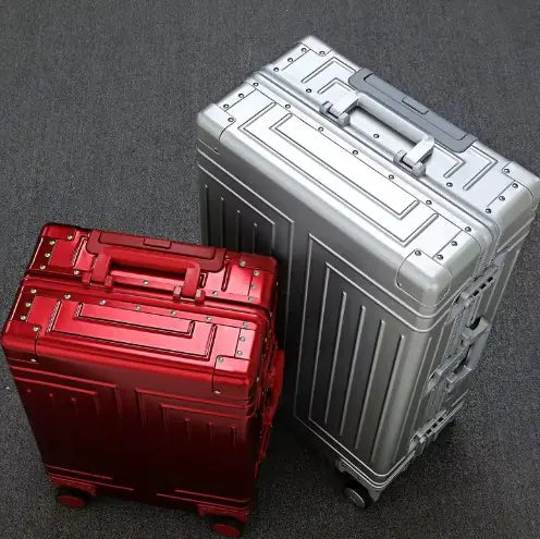 Maleta de viaje con ruedas de aluminio de alta calidad para hombre