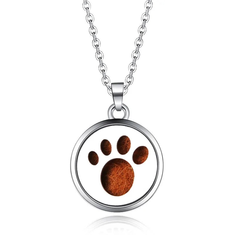Collar con colgante de aromaterapia y difusor de aceites esenciales