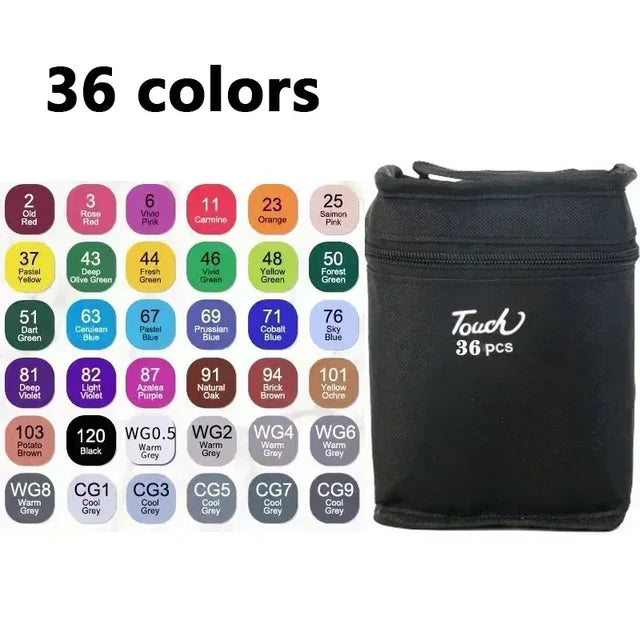 Juego de rotuladores de 168 colores