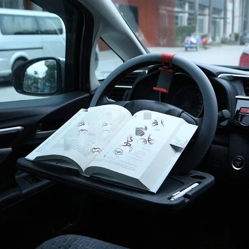 Mesa de comedor portátil para automóvil Bandeja para volante de automóvil