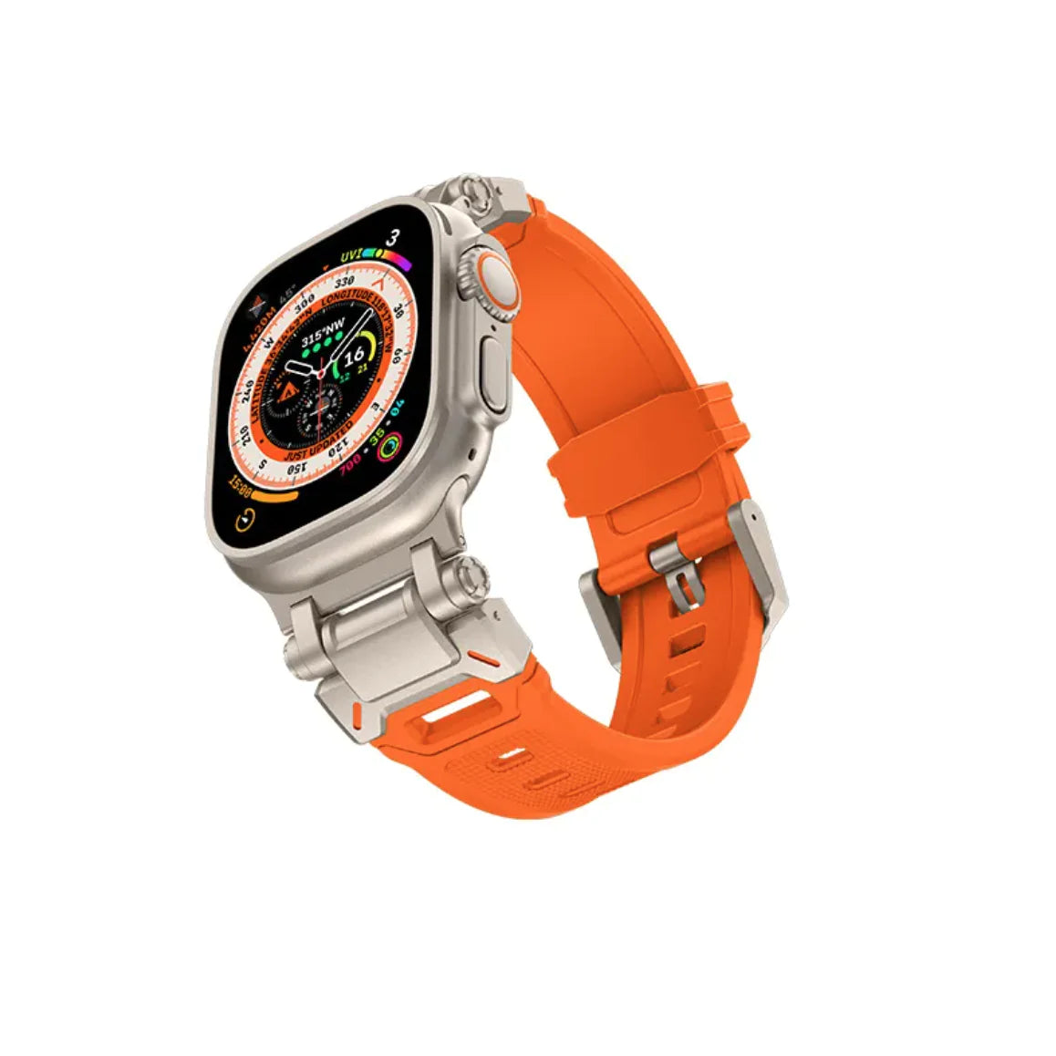 Correa de TPU con conector de aleación de titanio